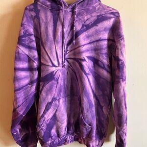 Color tone Tie-dye Hoodie